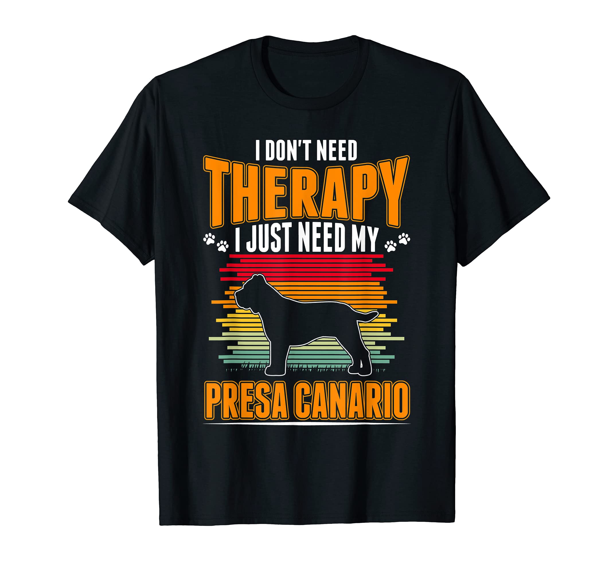 Presa Canario Therapy Dogo Canario T-Shirt - Minimalist Print Men Women - T-Shirt, Sweatshirt, Hoodie