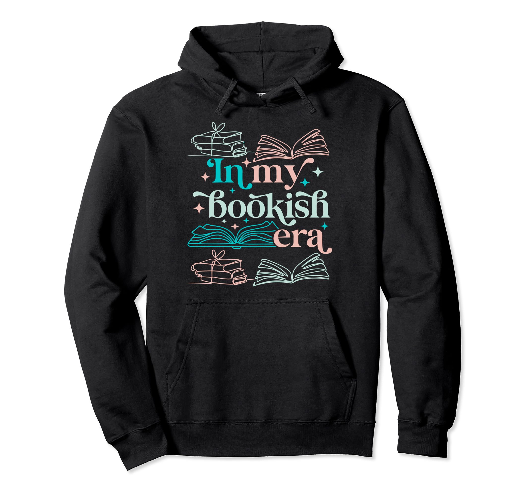 My Bookish Era Book Lover Hoodie - Minimalist Print Unisex - T-Shirt, Sweatshirt, Hoodie