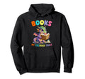 Book Dragon Reading Book Bookworm Hoodie - Minimalist Print Men Women - T-Shirt, Sweatshirt, Hoodie
