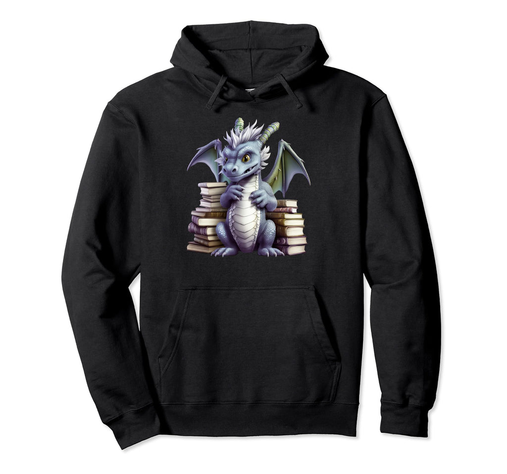 Chinese Year Dragon Dragon Books Colorful Hoodie - Trendy Graphic Men Women - T-Shirt, Sweatshirt, Hoodie