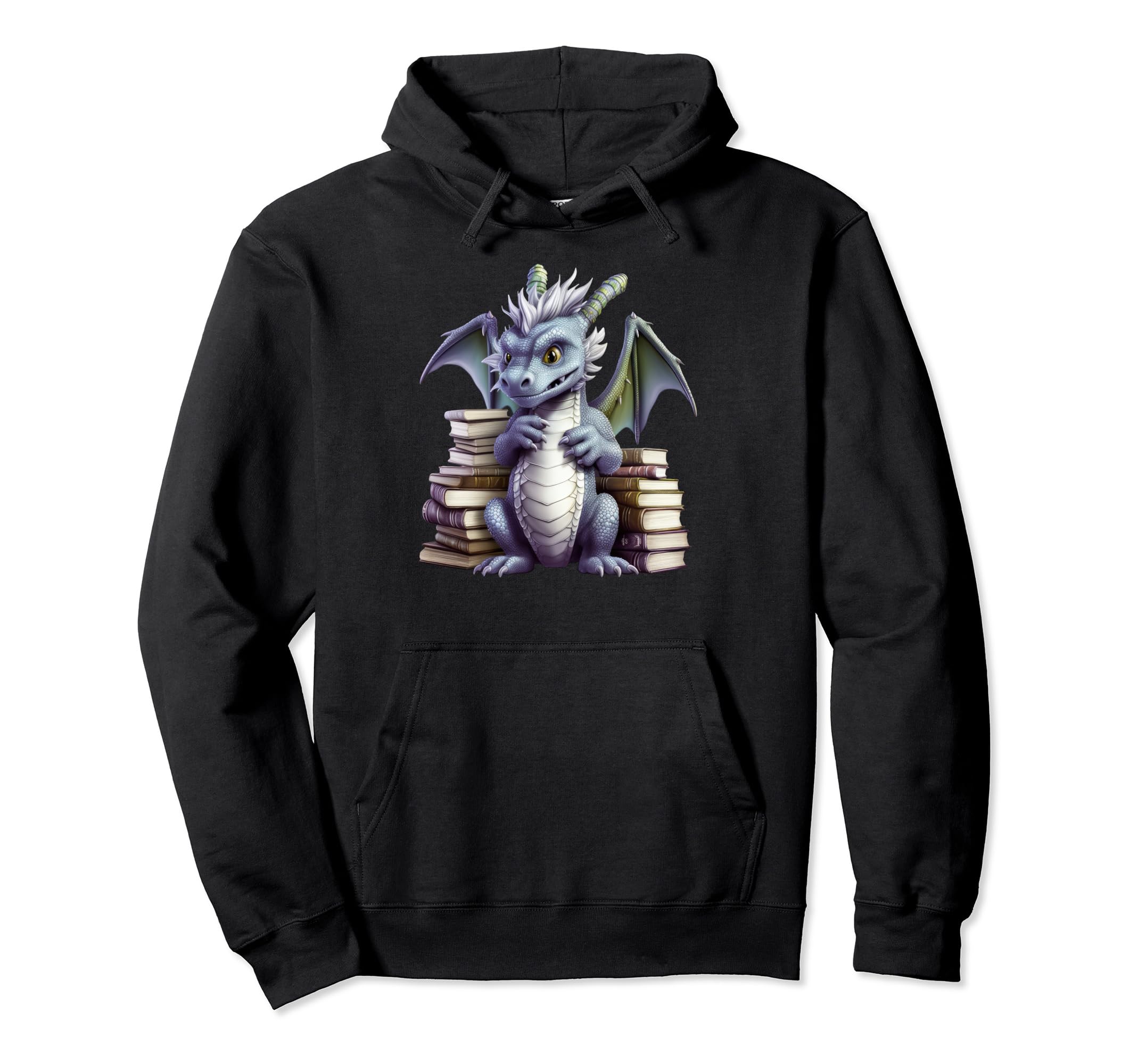 Chinese Year Dragon Dragon Books Colorful Hoodie - Trendy Graphic Men Women - T-Shirt, Sweatshirt, Hoodie