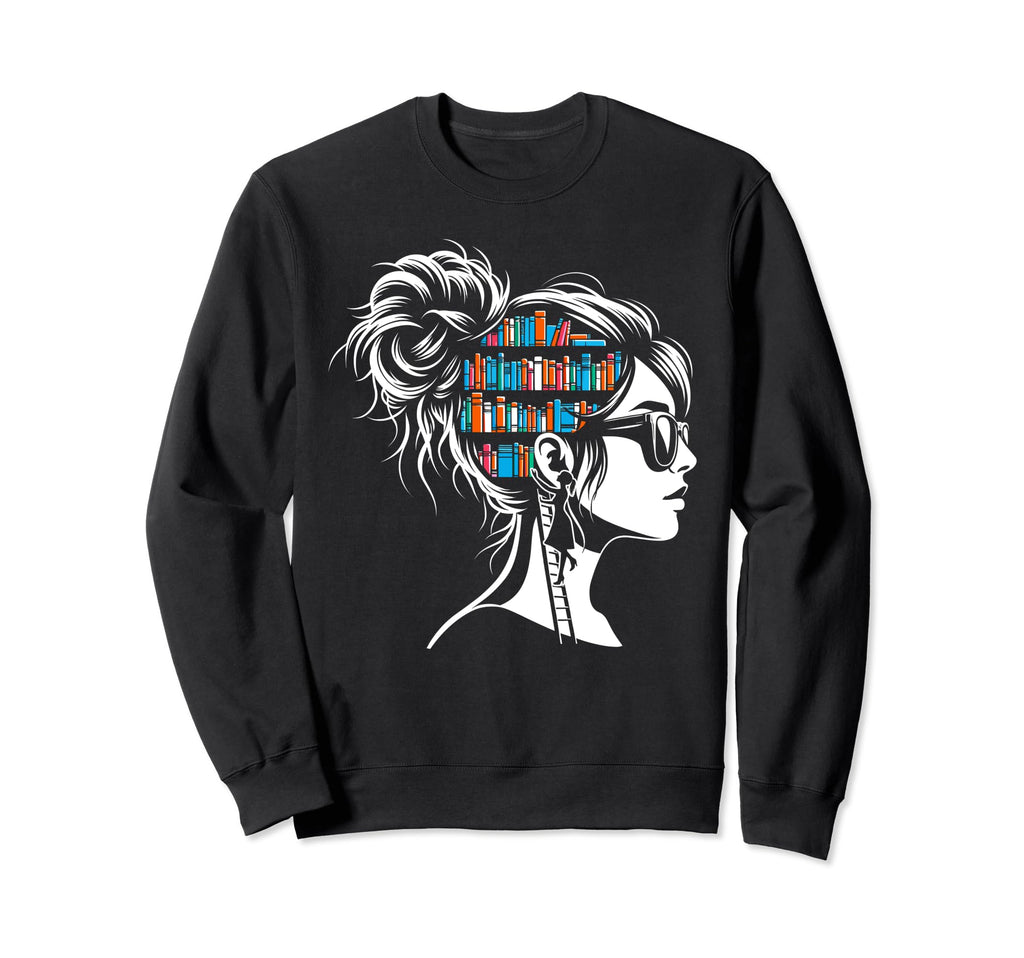 Bookworm Book Nerd Librarian Gifts Sweatshirt - Trendy Graphic Unisex - T-Shirt, Sweatshirt, Hoodie