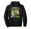 Im Book Dragon Not Worm Hoodie - Custom Art Print for Adults - T-Shirt, Sweatshirt, Hoodie