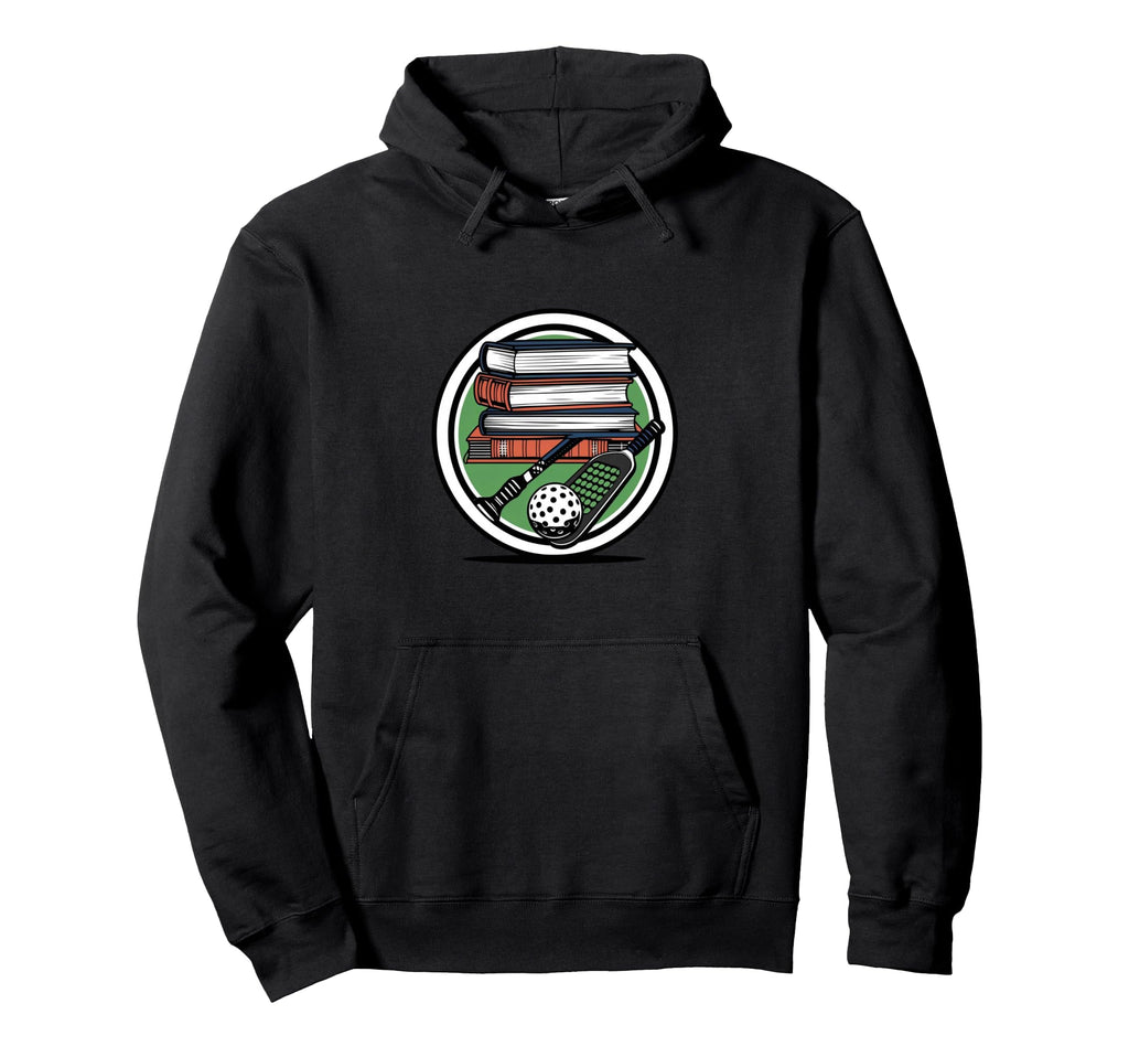 Book Dink Club Minimal Circle Emblem Hoodie - Novelty Apparel Unisex - T-Shirt, Sweatshirt, Hoodie
