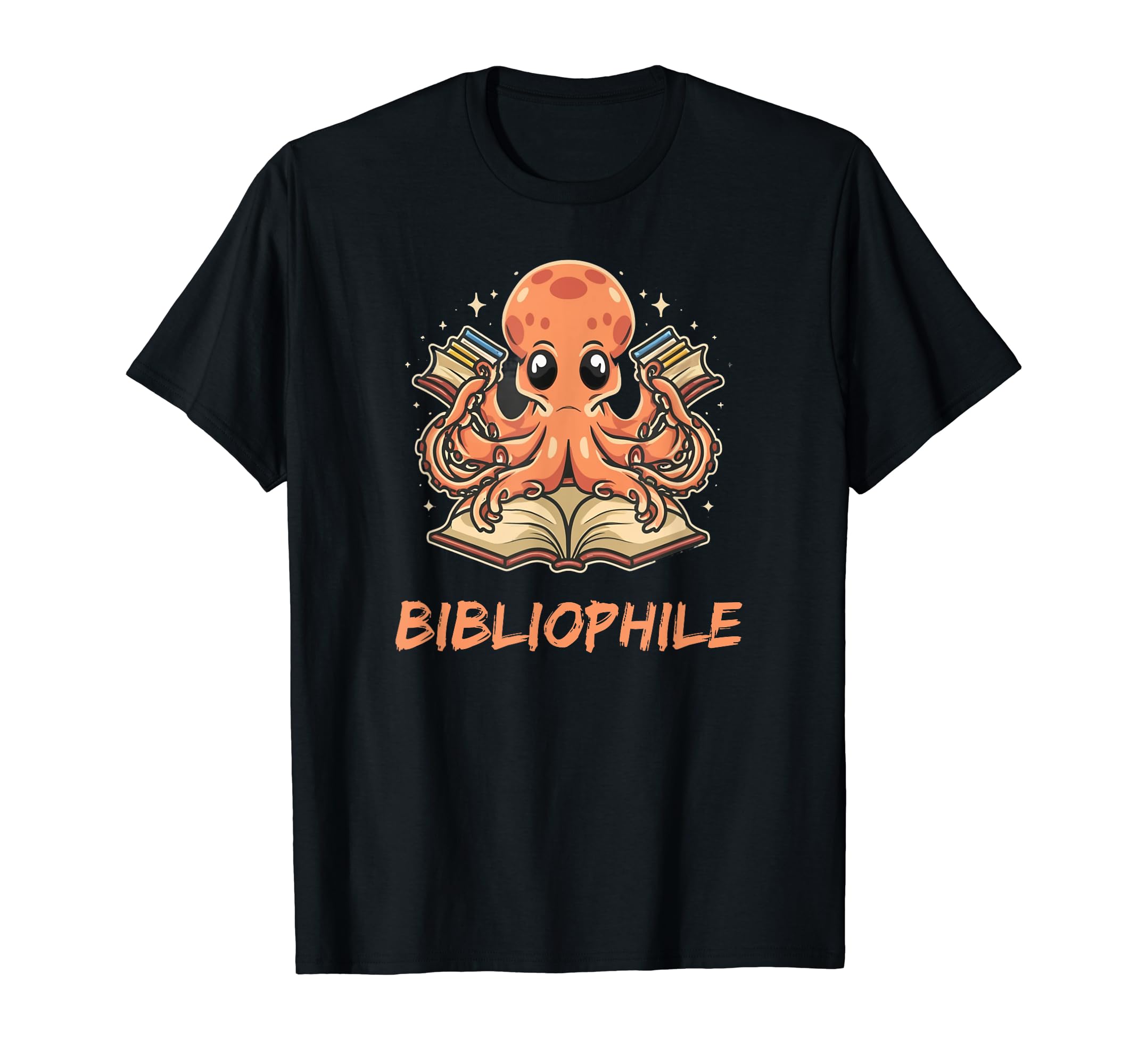 Octopus Bibliophile Reading Book Nerd T-Shirt - Streetwear Style Men Women - T-Shirt, Sweatshirt, Hoodie