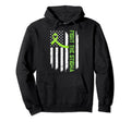 Fight Stigma American Flag Mental Hoodie - Casual Everyday Wear Men Women - T-Shirt, Sweatshirt, Hoodie
