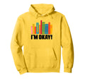 Im Ok Bookworm Book Reading Hoodie - Novelty Apparel for Adults - T-Shirt, Sweatshirt, Hoodie