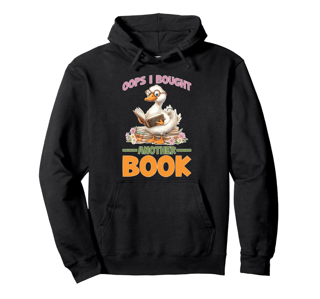 Oops I Bought Another Book Library Hoodie - Minimalist Print for Adults - T-Shirt, Sweatshirt, Hoodie