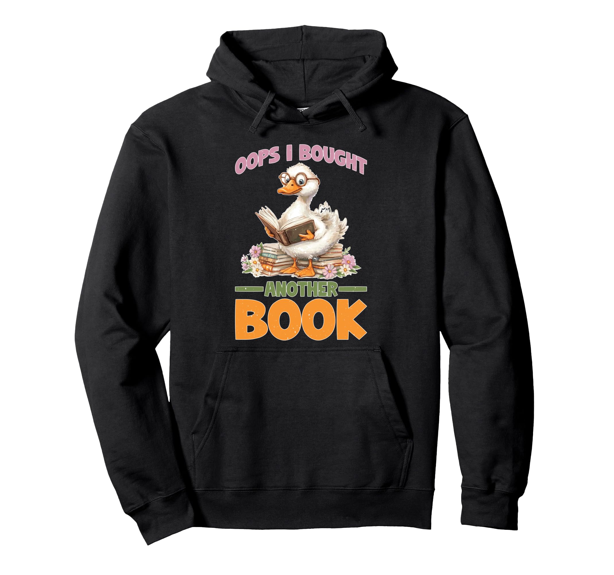 Oops I Bought Another Book Library Hoodie - Minimalist Print for Adults - T-Shirt, Sweatshirt, Hoodie