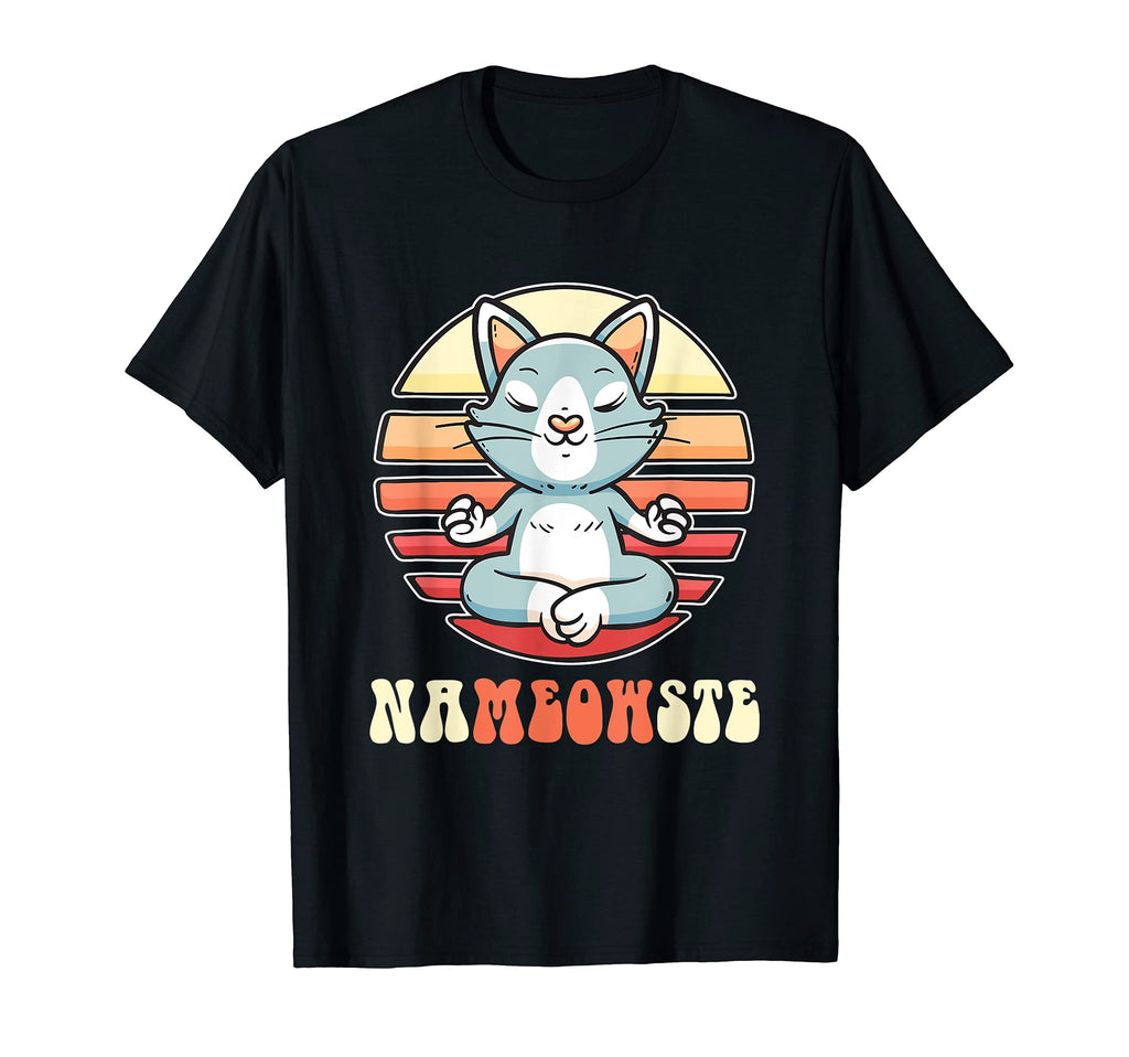 Cat Yoga Practicing Mindfulness T-Shirt - Casual Everyday Wear for Adults - T-Shirt, Sweatshirt, Hoodie