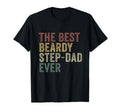 Best Beardy Step Dad Ever Funny T-Shirt - Trendy Graphic for Adults - T-Shirt, Sweatshirt, Hoodie