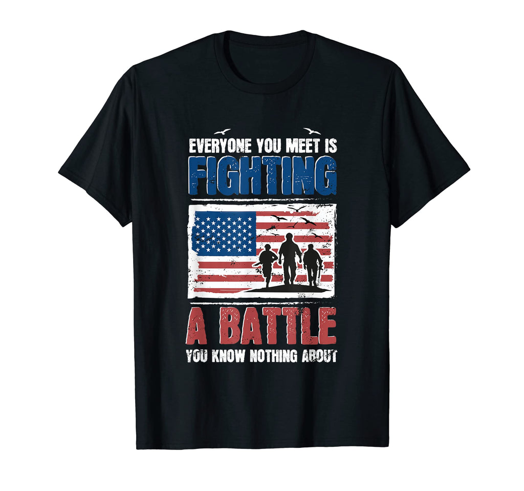 Army Veteran Usa Military Soldier T-Shirt - Minimalist Print for Adults - T-Shirt, Sweatshirt, Hoodie