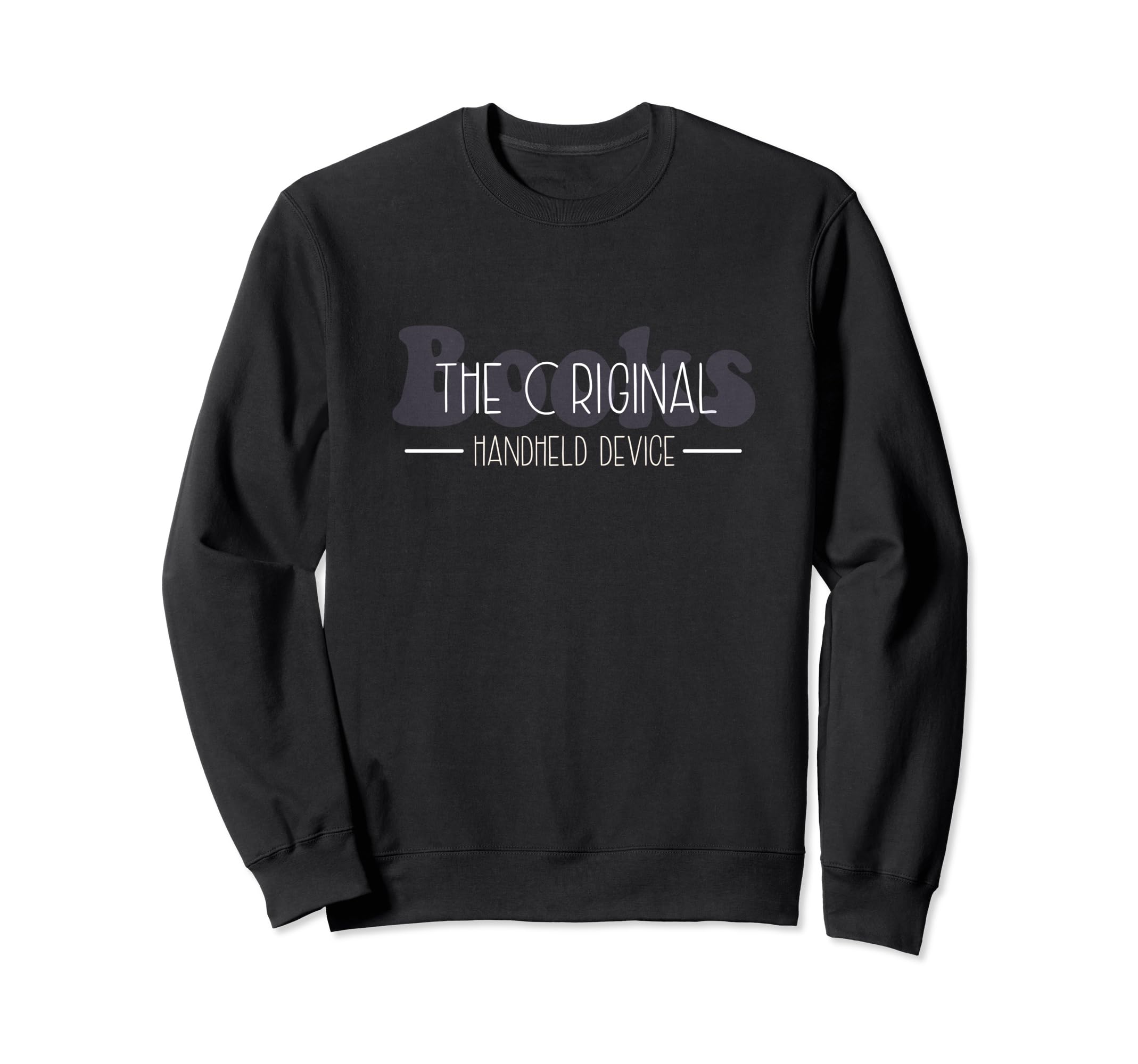 Bibliophile Original Handheld Sweatshirt - Casual Everyday Wear Men Women - T-Shirt, Sweatshirt, Hoodie