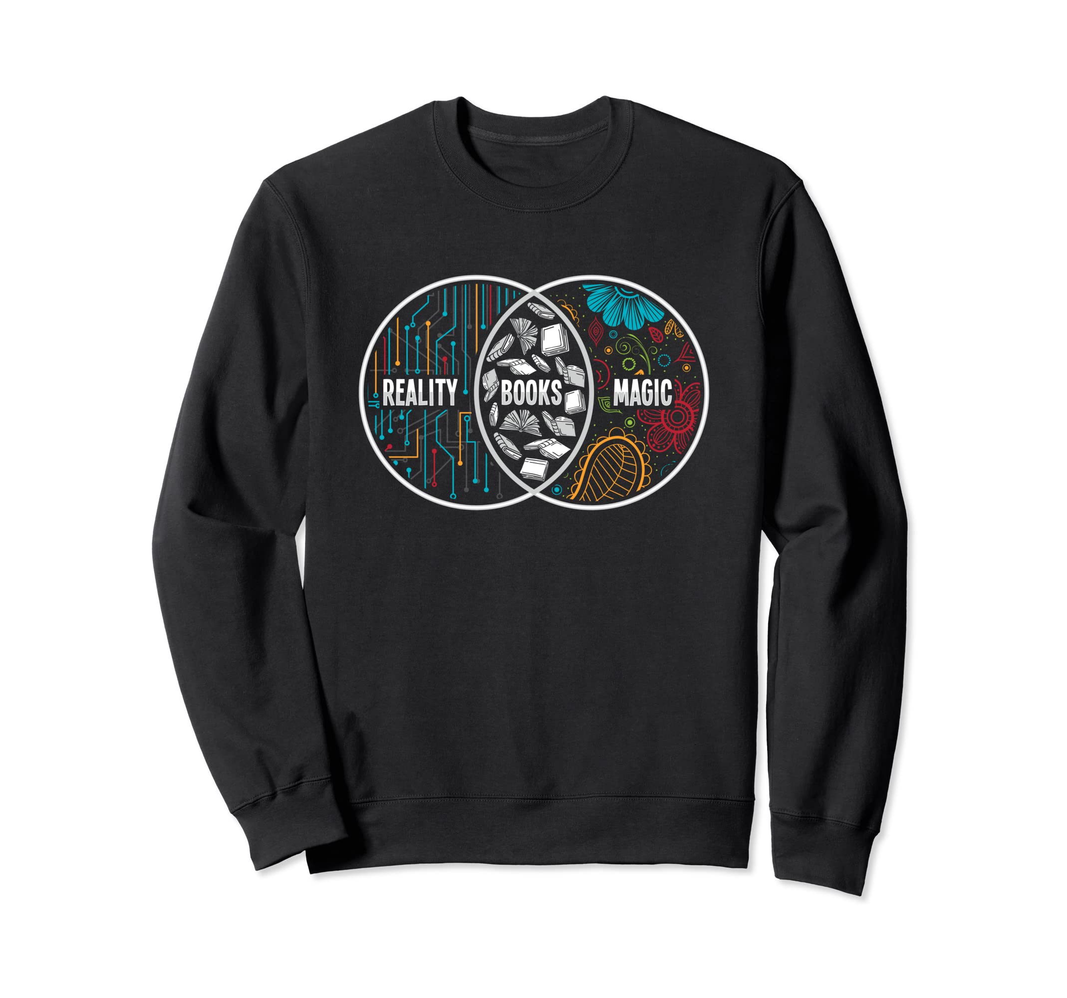 Bookworm Bibliophile Book Nerd Sweatshirt - Aesthetic Graphic for Adults - T-Shirt, Sweatshirt, Hoodie