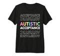 Autistic Acceptance Autism Autistic T-Shirt - Minimalist Print Men Women - T-Shirt, Sweatshirt, Hoodie