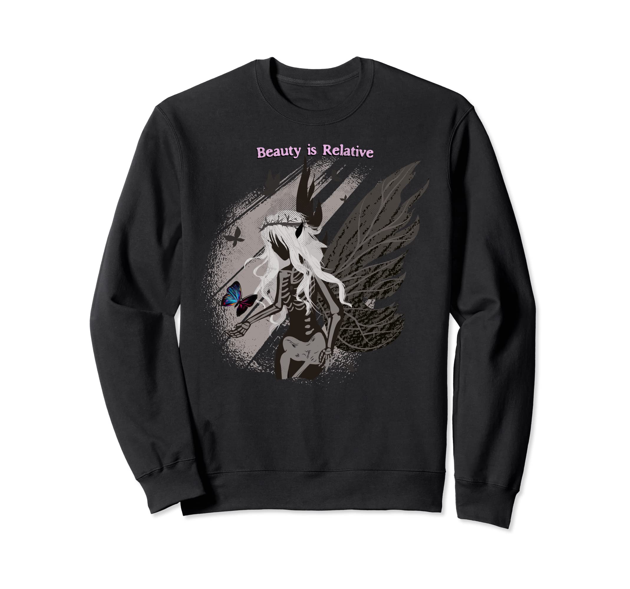 Anime Anti Social Pastel Goth Sweatshirt - Fun Novelty Design Men Women - T-Shirt, Sweatshirt, Hoodie
