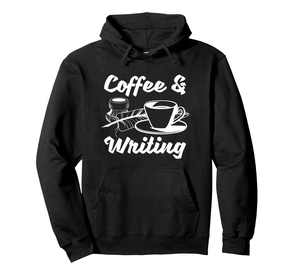 Writer Author Book Literature Coffee And Hoodie - Aesthetic Graphic Unisex - T-Shirt, Sweatshirt, Hoodie