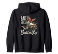 Antisocial Butterfly Gift T-Shirt - Minimalist Print for Adults - T-Shirt, Sweatshirt, Hoodie