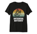 Antisocial Butterfly Funny Gifts T-Shirt - Trendy Graphic Unisex - T-Shirt, Sweatshirt, Hoodie