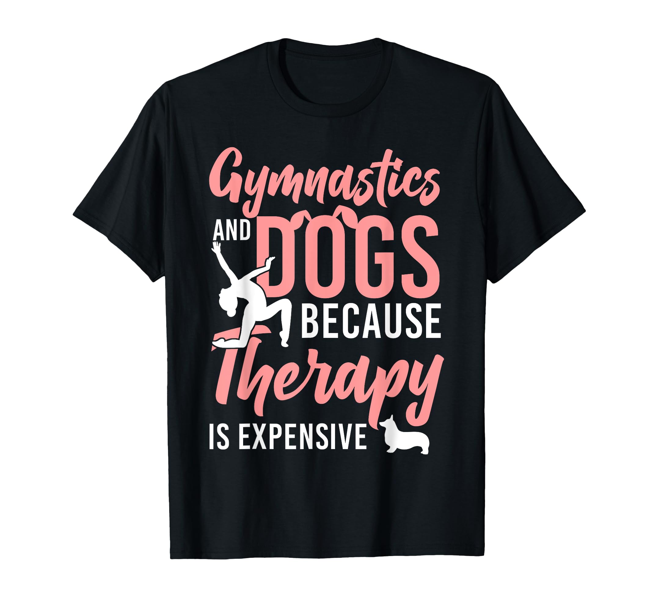 Gymnastics Dog Gymnastics And Dogs T-Shirt - Minimalist Print for Adults - T-Shirt, Sweatshirt, Hoodie