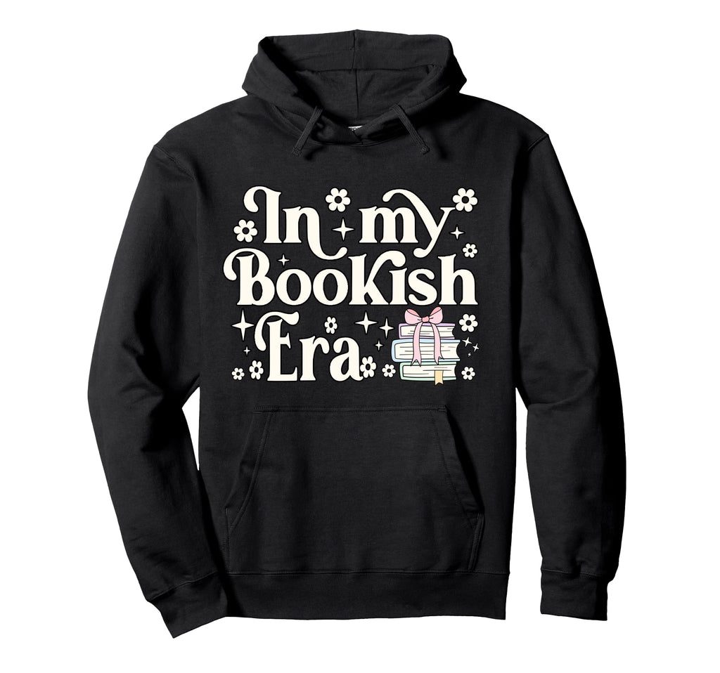 My Bookish Era Book Lover Hoodie - Minimalist Print Men Women - T-Shirt, Sweatshirt, Hoodie