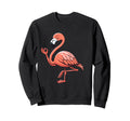 Meditation Flamingo Yoga Pose Relaxing Sweatshirt - Trendy Graphic Unisex - T-Shirt, Sweatshirt, Hoodie