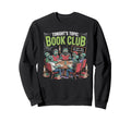 Zombie Book Club Halloween Reading Sweatshirt - Custom Art Print Men Women - T-Shirt, Sweatshirt, Hoodie