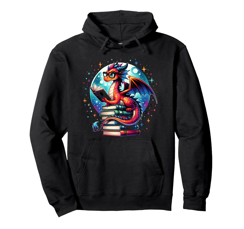 Funny Bookworm Book Dragon Im Book Dragon Hoodie - Streetwear Style Unisex - T-Shirt, Sweatshirt, Hoodie