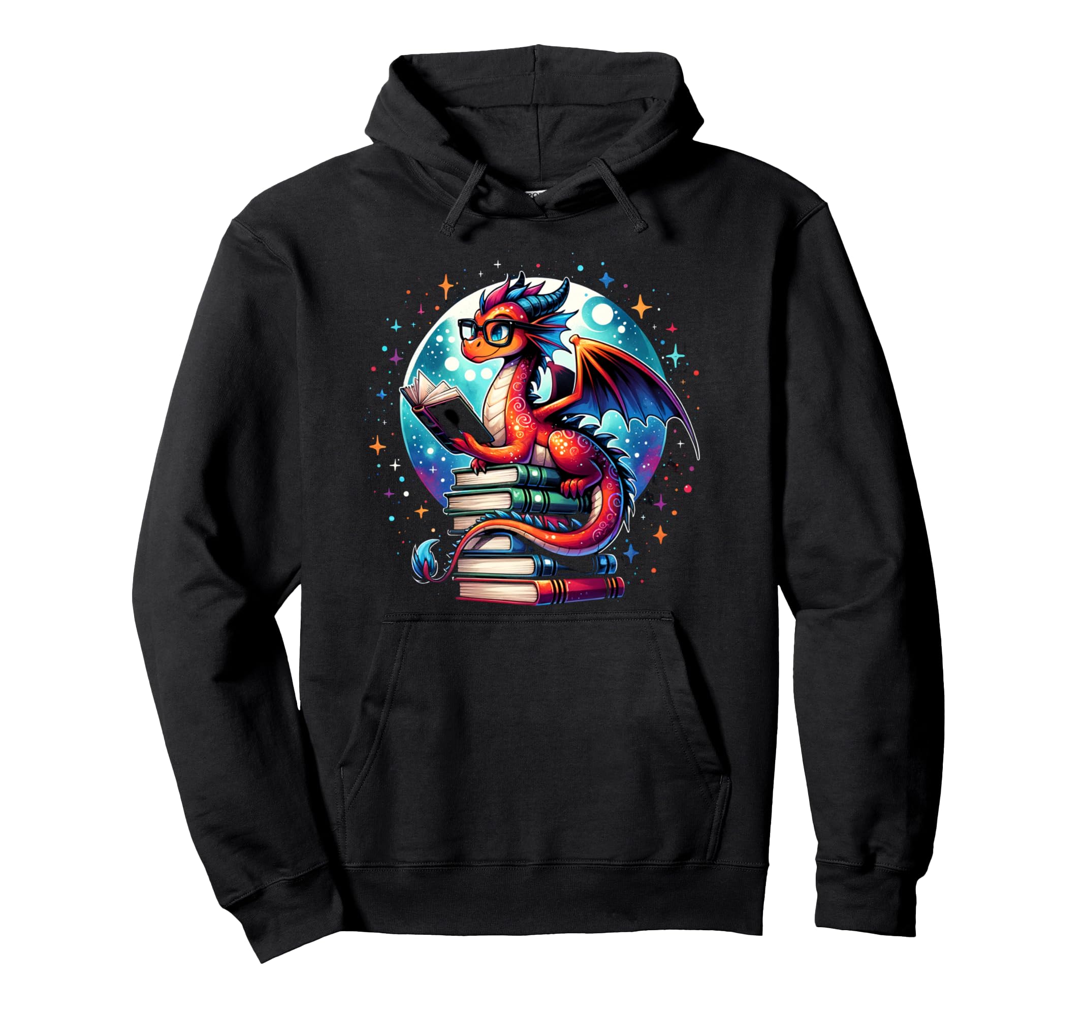 Funny Bookworm Book Dragon Im Book Dragon Hoodie - Streetwear Style Unisex - T-Shirt, Sweatshirt, Hoodie