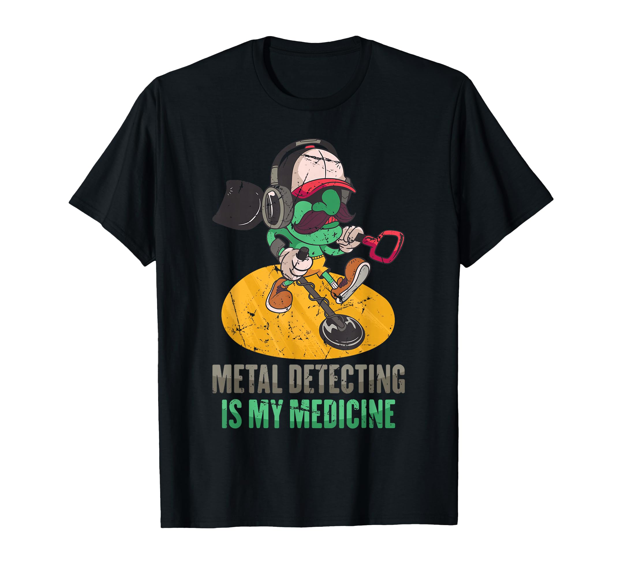 Therapy Metal Detecting Is My T-Shirt - Novelty Apparel for Adults - T-Shirt, Sweatshirt, Hoodie