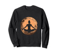 Yoga Yogi Moon Spiritual Sweatshirt - Custom Art Print for Adults - T-Shirt, Sweatshirt, Hoodie