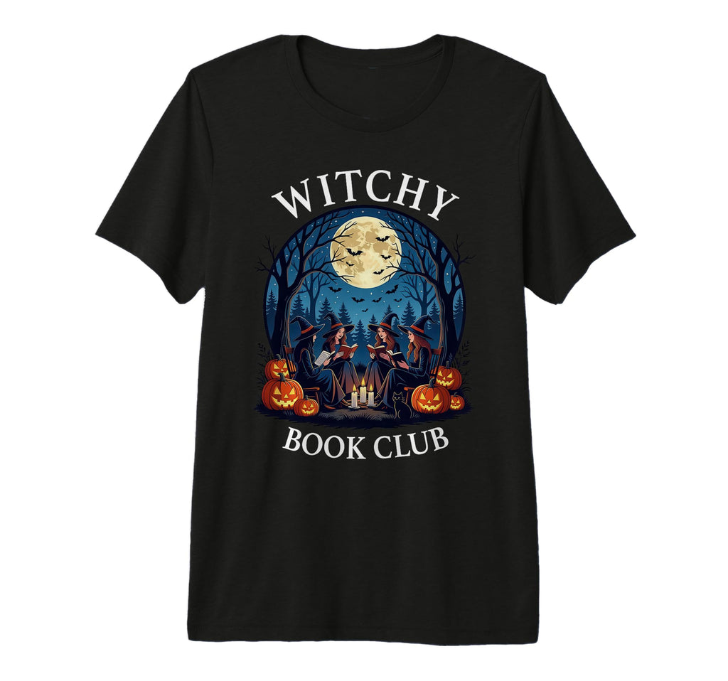Witchy Book Club Reading Witches Halloween T-Shirt - Trendy Graphic Unisex - T-Shirt, Sweatshirt, Hoodie