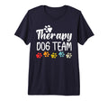 Therapy Dog Team Group Pet Lovers T-Shirt - Minimalist Print Men Women - T-Shirt, Sweatshirt, Hoodie