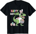 Happy easter dinosaur kids store Unisex T-shirt, Sweatshirt, Hoodie, Long Sleeve Tee - T-Shirt, Sweatshirt, Hoodie