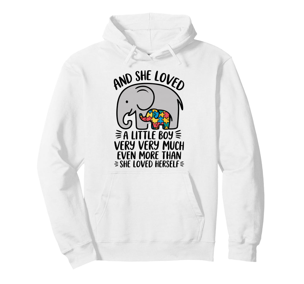Autism Mom Autistic Son Family Hoodie - Custom Art Print Men Women - T-Shirt, Sweatshirt, Hoodie