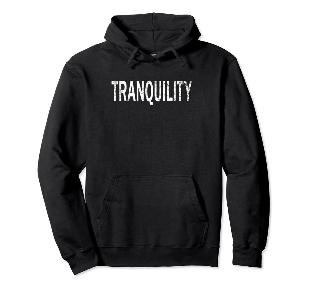 Tranquility Distressed Mindfulness Hoodie - Custom Art Print for Adults - T-Shirt, Sweatshirt, Hoodie