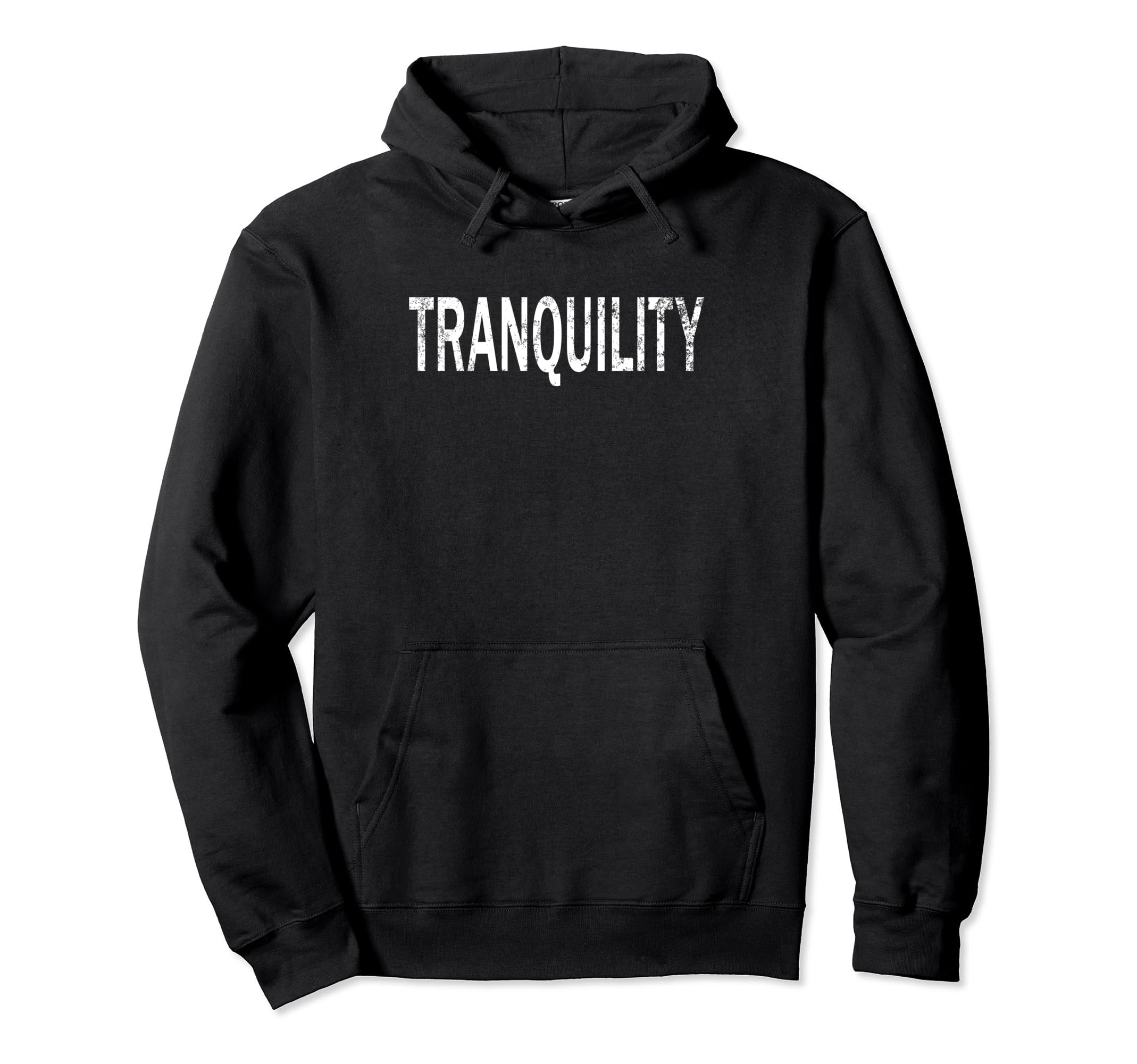 Tranquility Distressed Mindfulness Hoodie - Custom Art Print for Adults - T-Shirt, Sweatshirt, Hoodie