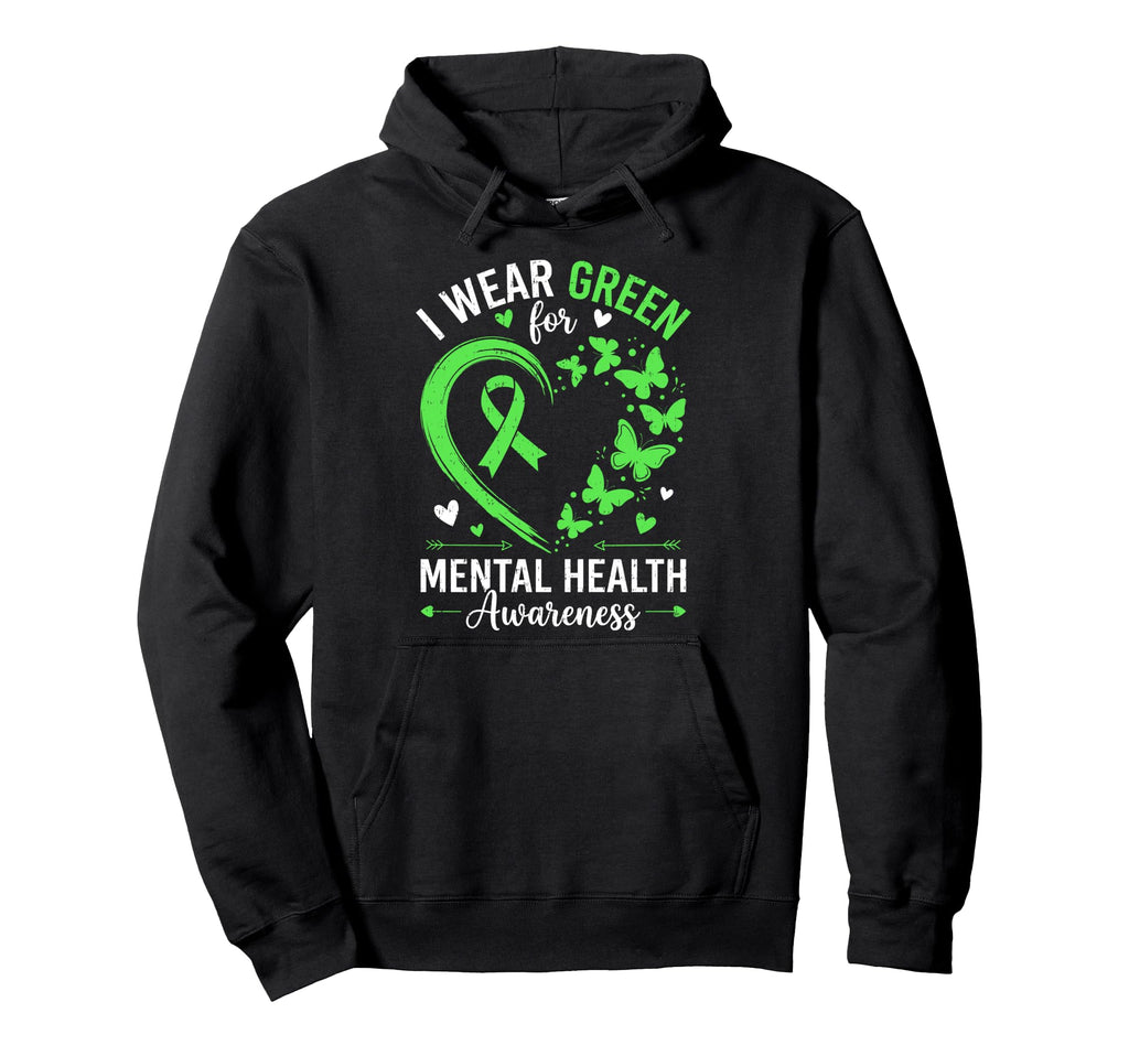 End Stigma Sunflower Mental Health Hoodie - Aesthetic Graphic Men Women - T-Shirt, Sweatshirt, Hoodie