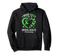 End Stigma Sunflower Mental Health Hoodie - Aesthetic Graphic Men Women - T-Shirt, Sweatshirt, Hoodie