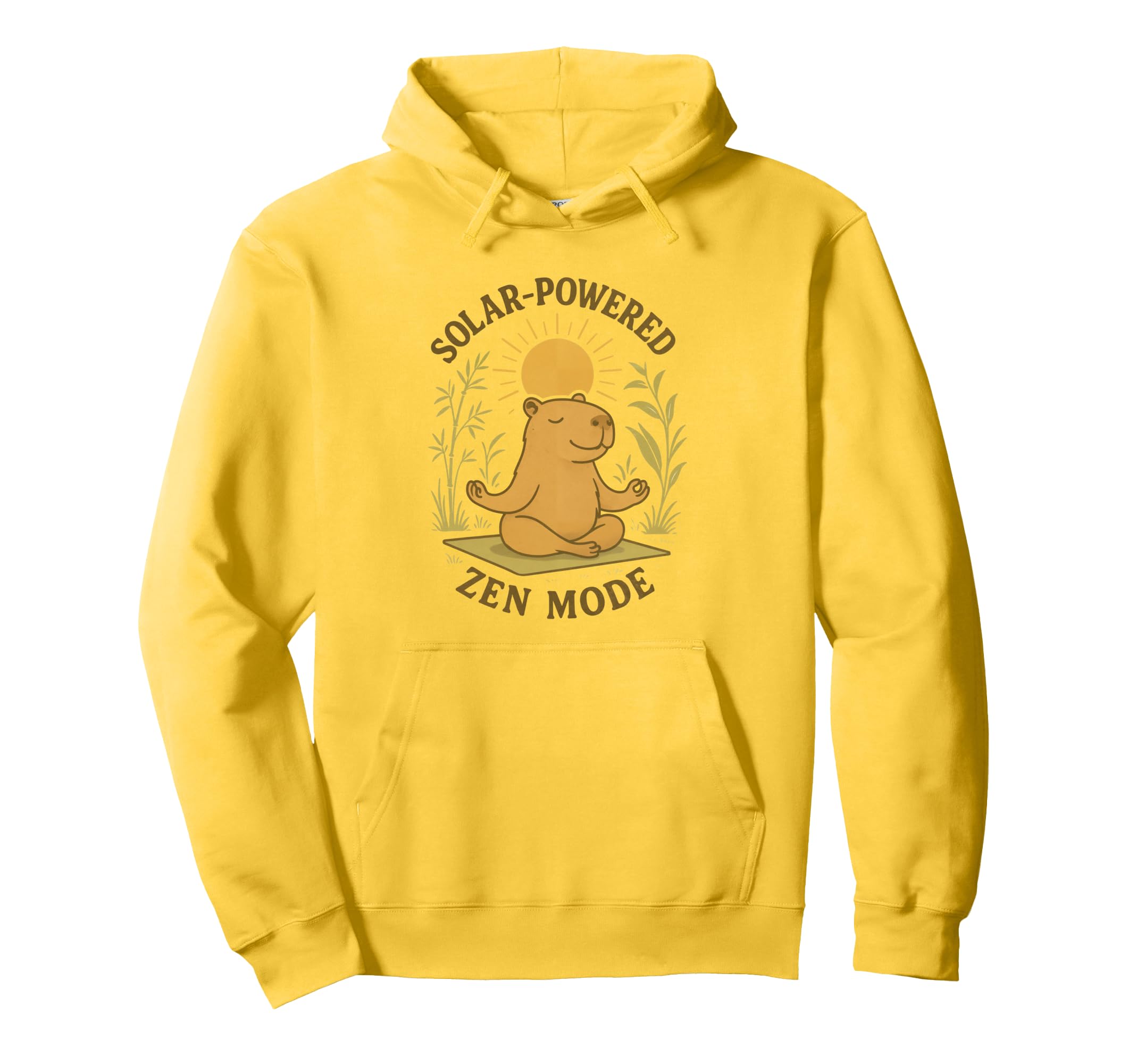 Capybara Yoga Zen Mode Relaxing Hoodie - Fun Novelty Design for Adults - T-Shirt, Sweatshirt, Hoodie