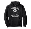 Badger Overthinkers And Deep Thinkers Hoodie - Novelty Apparel for Adults - T-Shirt, Sweatshirt, Hoodie