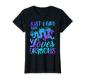 Just Who Loves Dragons Reading Books T-Shirt - Casual Everyday Wear Unisex - T-Shirt, Sweatshirt, Hoodie