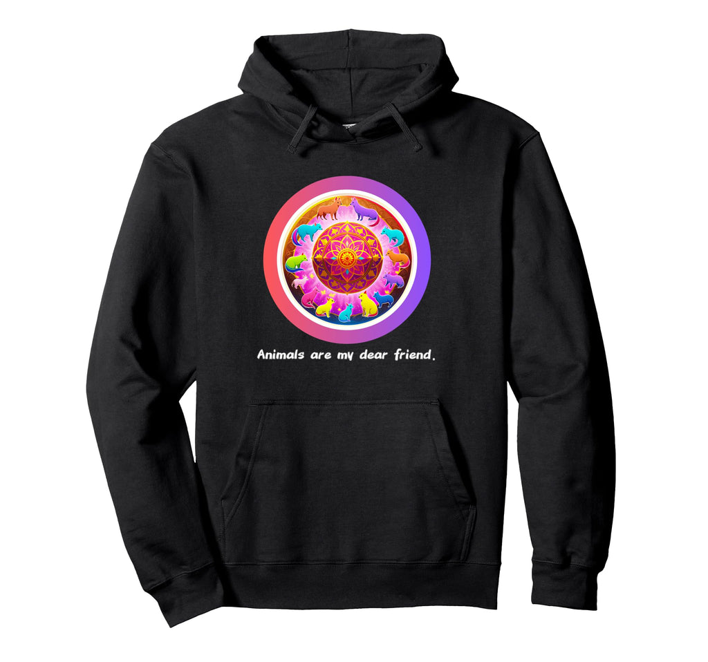 Animals Are My Best Friends Hoodie - Casual Everyday Wear for Adults - T-Shirt, Sweatshirt, Hoodie