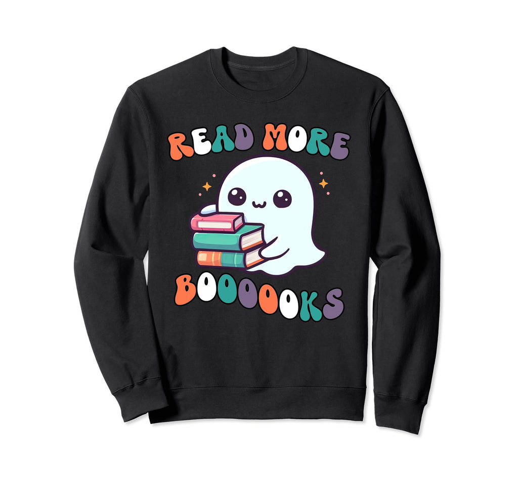 Read More Books Halloween Book Sweatshirt - Minimalist Print for Adults - T-Shirt, Sweatshirt, Hoodie