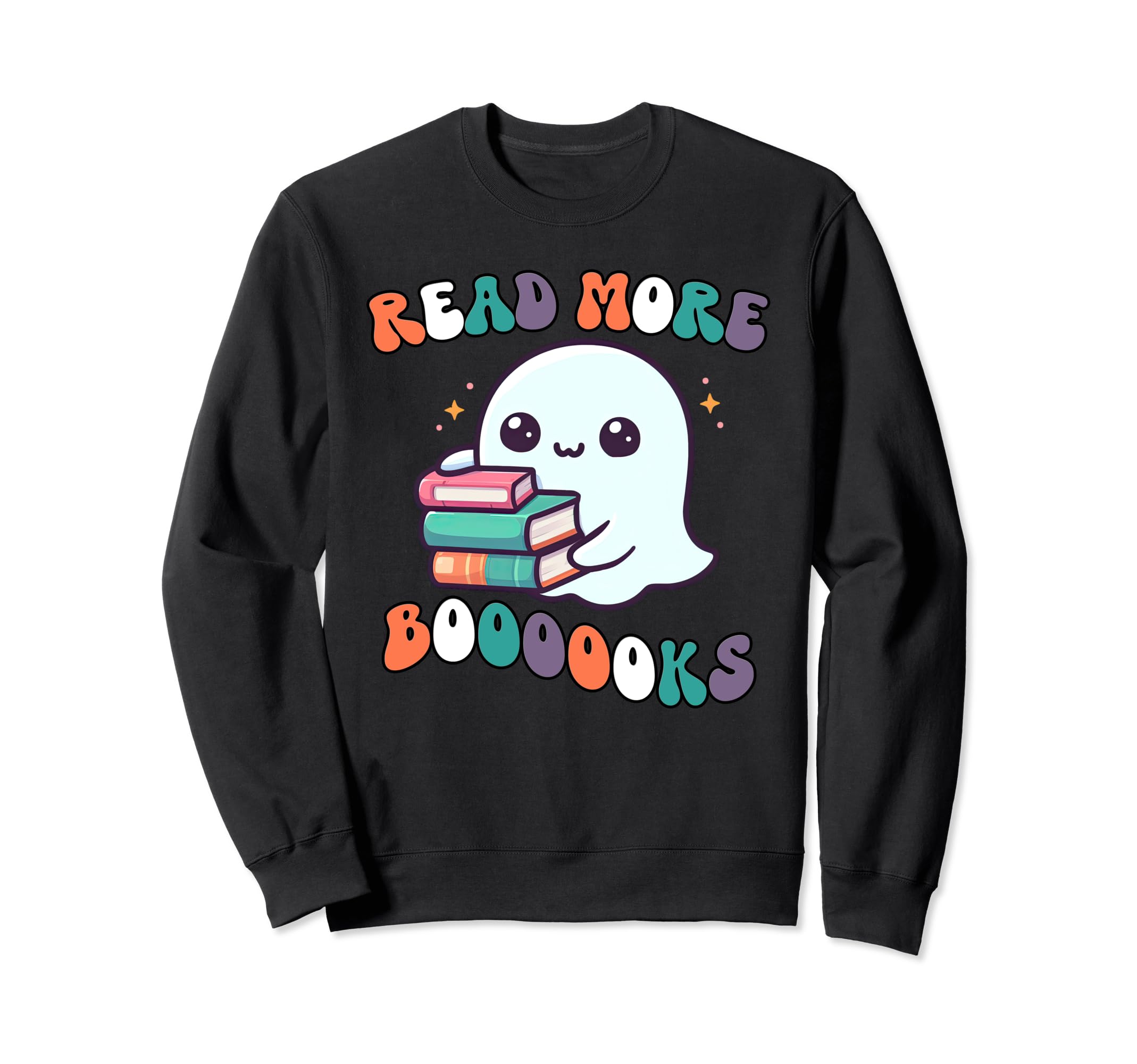 Read More Books Halloween Book Sweatshirt - Minimalist Print for Adults - T-Shirt, Sweatshirt, Hoodie