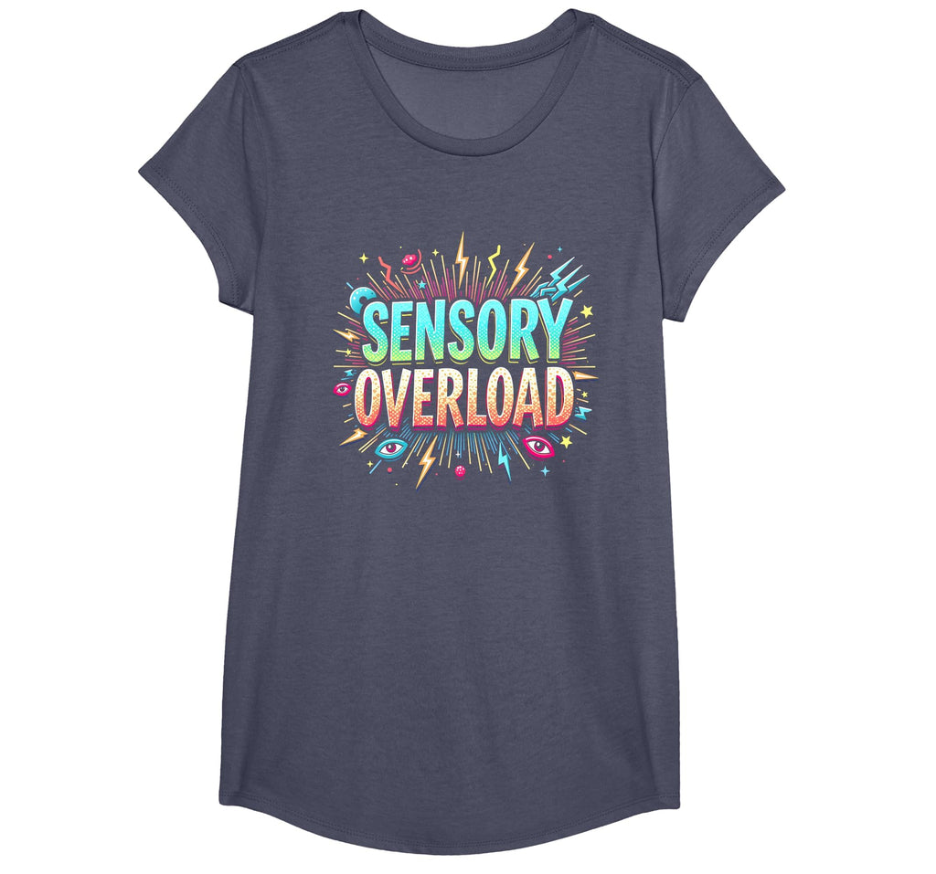 Sensory Overload Im Overstimulated Art T-Shirt - Minimalist Print Unisex - T-Shirt, Sweatshirt, Hoodie