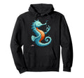 Meditation Seahorse Yoga Pose Hoodie - Streetwear Style for Adults - T-Shirt, Sweatshirt, Hoodie