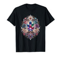 Colorful Crystal Cluster Surrounded T-Shirt - Minimalist Print Men Women - T-Shirt, Sweatshirt, Hoodie