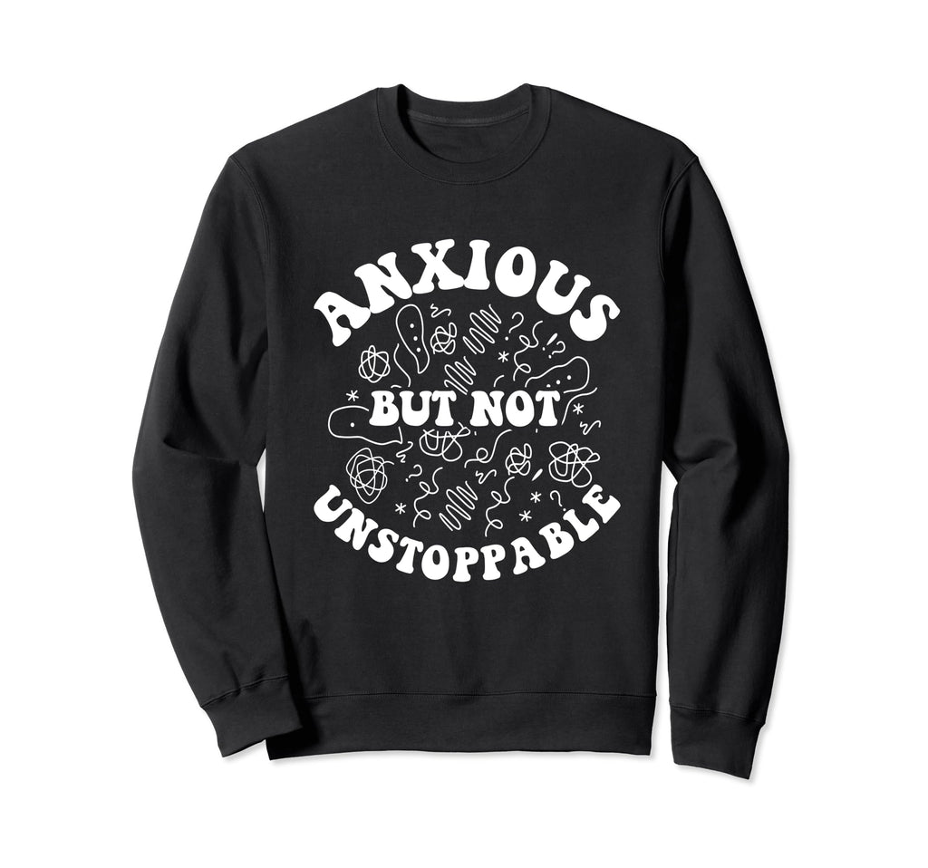Mental Health Depression Sweatshirt - Minimalist Print Men Women - T-Shirt, Sweatshirt, Hoodie