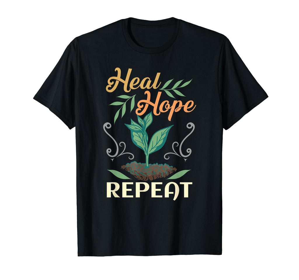 Heal Hope Repeat Mental Health T-Shirt - Unique Graphic for Adults - T-Shirt, Sweatshirt, Hoodie